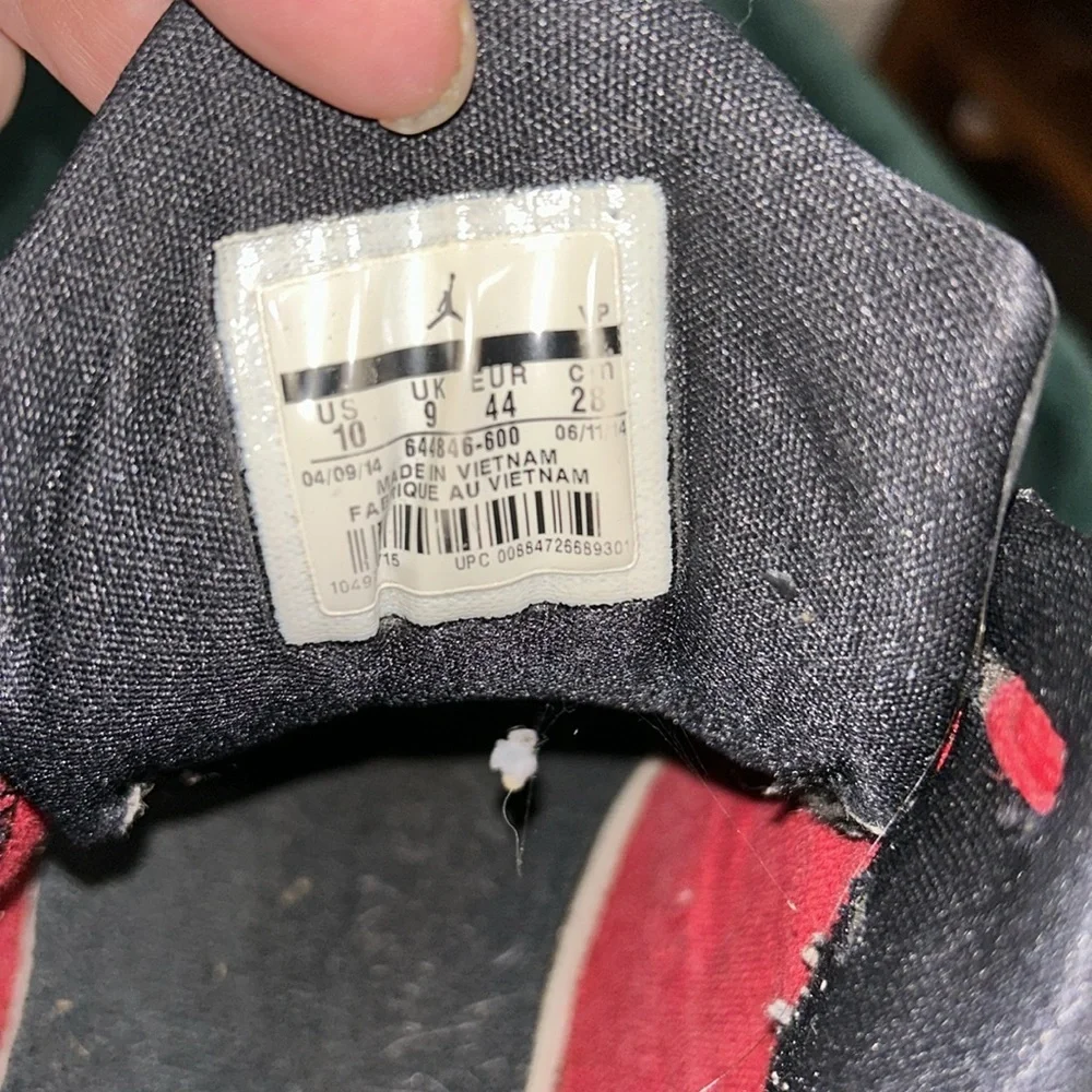 Jordan Flight‎ 45 Red Shoes- Size 10